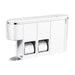 KOHLER K-29154-LWW Clean Haven Hygiene Station with Dual Toilet Paper Dispenser, Left Mount
