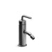 KOHLER Purist Horizontal swivel spray aerator bidet faucet with straight lever handle