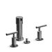 KOHLER Purist Vertical spray bidet faucet with lever handles
