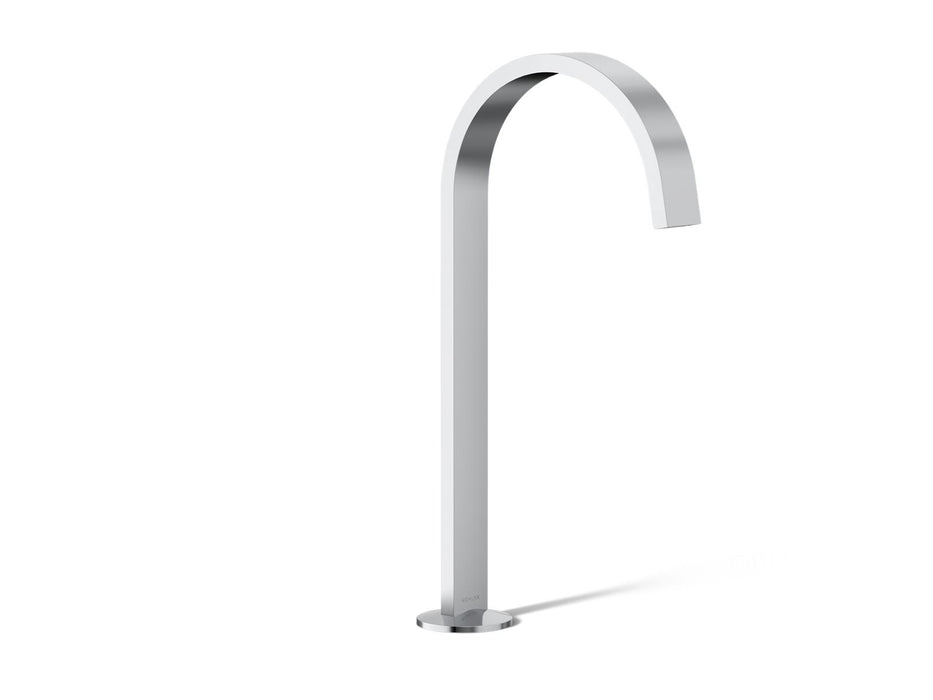 KOHLER Components Bathroom sink faucet spout with Ribbon design, 1.2 gpm