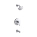 KOHLER Elate Rite-Temp bath and shower trim kit with push-button diverter, 2.5 gpm