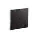 KOHLER K-91UB10D40-7BK Mach Flex Glass faceplate for concealed touchless urinal flushometer, 0.125 gpf