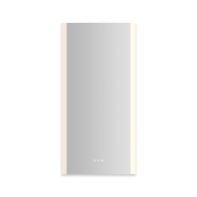 Robern AiO Reserve Cabinet, 20" x 40" x 4", Edge Lit, TUN Lighting, Warm White (2700K) to Cool White (5600K), Dimmable, Interior Lighting, Electrical Outlets, USB Charging Ports, Left Hinge