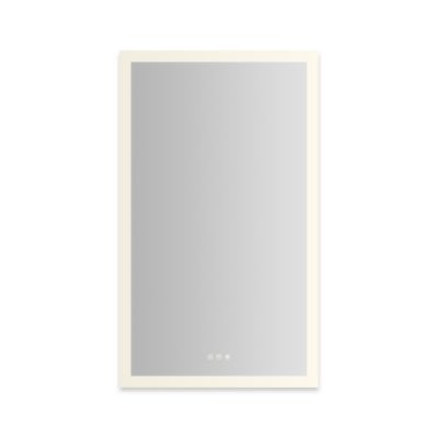 Robern AiO Reserve Cabinet, 24" x 40" x 4", Perimeter Lit, TUN Lighting, Warm White (2700K) to Cool White (5600K), Dimmable, Interior Lighting, Electrical Outlets, USB Charging Ports, Right Hinge