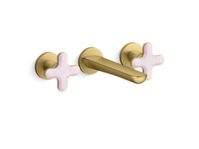 Kallista P32076-RST 002 Wm Widespread Faucet, Upgrade