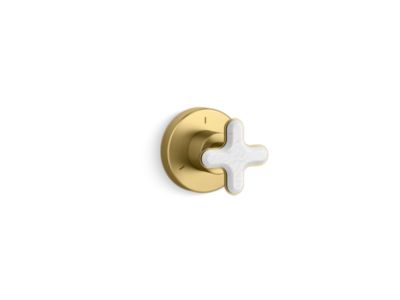 Kallista P32709-WC 002 Transfer Trim, White Carrera