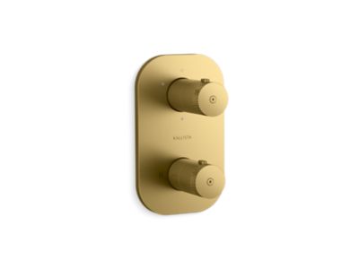 Kallista P33496-00 Aileron 3-Outlet Stacked Thermo Trim