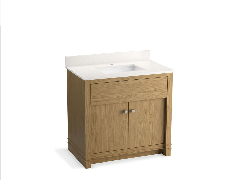 KOHLER Alouette™ 36" bathroom vanity cabinet with sink and quartz top