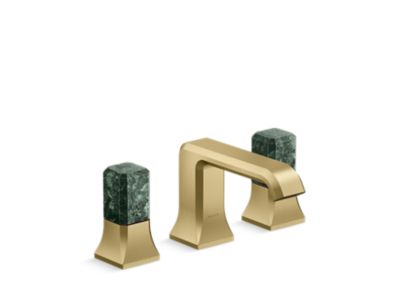 Kallista P33163-GTM Bezel Widespread Faucet, Gtm Stone