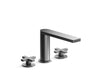 KOHLER Composed Deck-mount bath faucet with cross handles