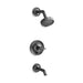 KOHLER Purist Rite-Temp bath and shower trim kit with push-button diverter and cross handle, 1.75 gpm