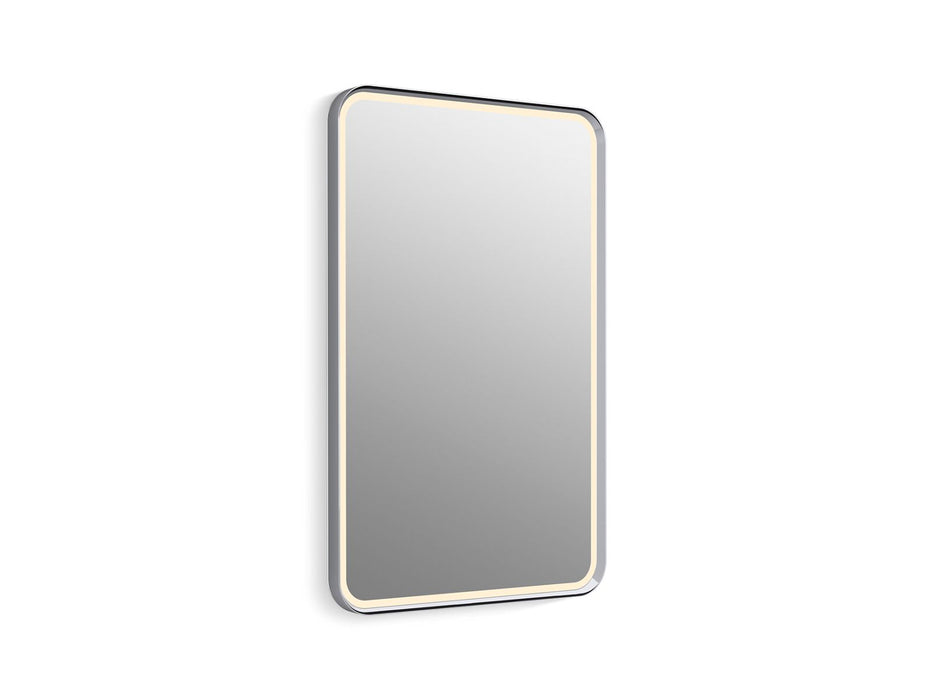 KOHLER K-38023-DLM Essential Ultrabright 22" x 34" rectangular lighted framed mirror
