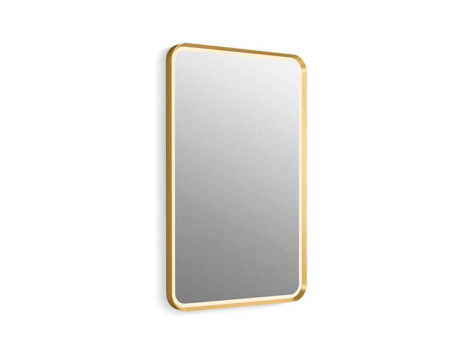 KOHLER K-38023-DLM Essential Ultrabright 22" x 34" rectangular lighted framed mirror