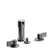 KOHLER Components Widespread bidet faucet with Lever handles