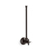 KOHLER 1/2" NPT angle supply with stop with cross handle and annealed vertical tube