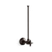 KOHLER 3/8" NPT angle supply with stop and annealed vertical tube