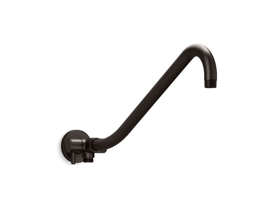 KOHLER Gooseneck Rainhead arm with 3-way diverter