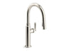 KOHLER K-28358-RT2 Edalyn by Studio McGee Touchless pull-down kitchen sink faucet with three-function sprayhead