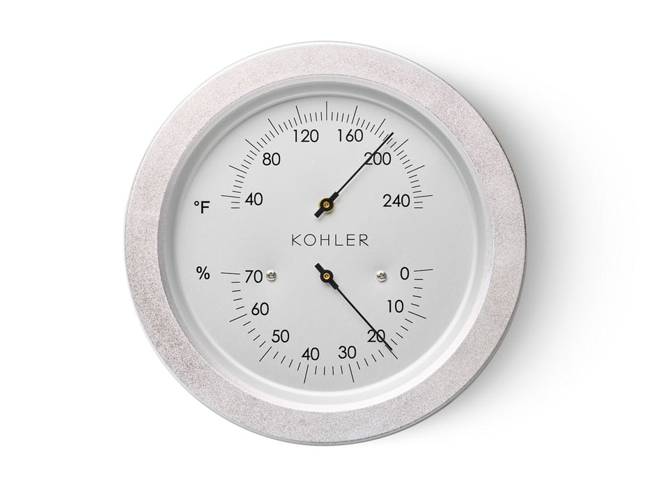 KOHLER K-40437 Sauna Thermometer with Hygrometer