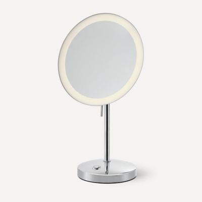 Robern Mag Mirror Freestanding Magnification Mirror, Lit, 5X Magnification