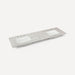Quartz Stone Vanity Top, 72" x 1-1/8" x 23", Double Undercounter Sink, Three Hole, For Willowmere