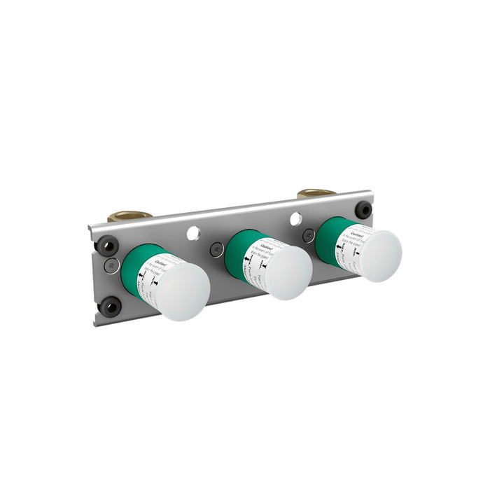 Rough, Thermostatic Trim  Exposed/Concealed Installation for 2 Functions