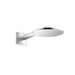 AXOR ShowerSolutions Showerhead 250 2- Jet with Showerarm Trim, 1.75 GPM