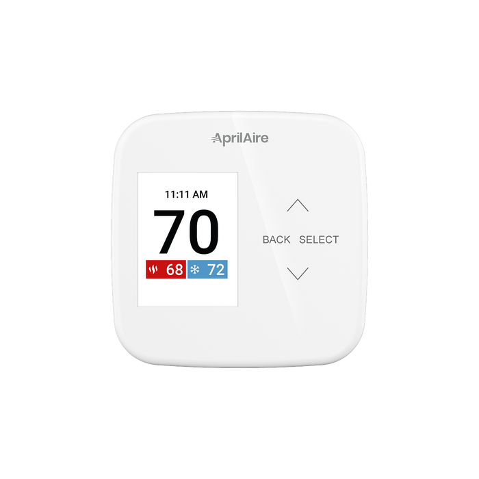 AprilAire S86WMUPR Wi-Fi Multi-Stage Universal Programmable Thermostat with IAQ Control 2H/2C or 4H/2C Heat Pump