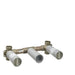 Rough, Wall-Mounted Widespread Faucet