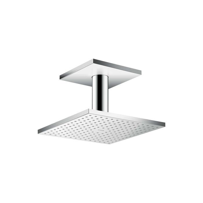 AXOR ShowerSolutions Showerhead 250 Square 2-Jet Ceiling Connection, 2.5 GPM