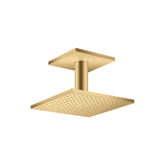 AXOR ShowerSolutions Showerhead 250 Square 2-Jet Ceiling Connection, 1.75 GPM