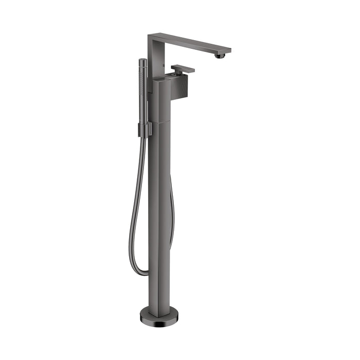 AXOR Edge Freestanding Tub Filler Trim with 1.75 GPM Handshower - Diamond Cut