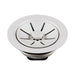 BLANCO Essential Silgranit Color-Matched Disposal Flange Insert with Waste Scraper - Soft White