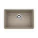 BLANCO 522432 Precis 27" Single Bowl Kitchen Sink - Truffle