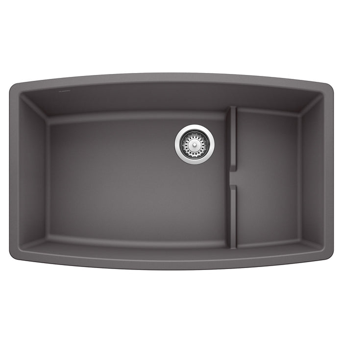 BLANCO 441476 Performa Cascade Kitchen Sink with Colander - Cinder