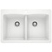BLANCO 440221 Diamond Equal Double Dual Mount Kitchen Sink - White