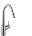 hansgrohe Talis S?? HighArc Kitchen Faucet, 1-Spray Pull-Down, 1.75 GPM
