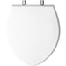 Bemis 1000CPT Round/Elongated Paramont™ Commercial Plastic Toilet Seat in White with Chrome Hinge and Stay·Tite® Commercial Fastening System™ - White