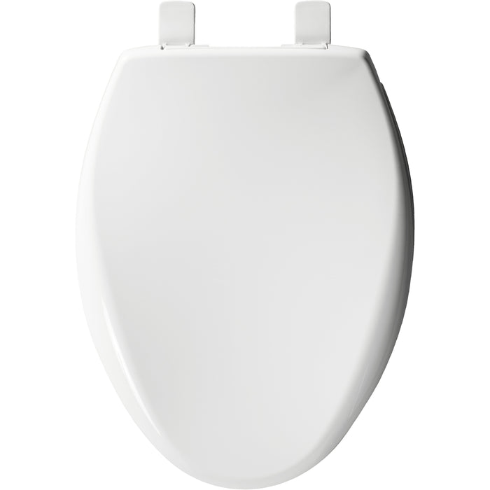 Bemis 1200E4 Affinity® Elongated Plastic Toilet Seat Featuring Stay·Tite® Seat Fastening System™, Whisper·Close®, Easy·Clean®, Precision·Fit®, and Super·Grip® Bumpers - White