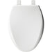 Bemis 1200E4 Affinity® Elongated Plastic Toilet Seat Featuring Stay·Tite® Seat Fastening System™, Whisper·Close®, Easy·Clean®, Precision·Fit®, and Super·Grip® Bumpers - White