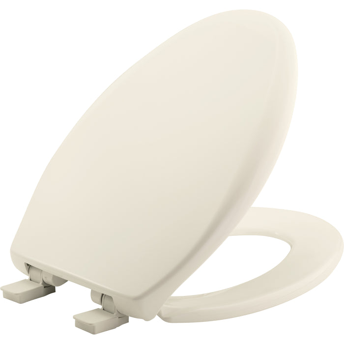Bemis 1200E4B Affinity® Elongated Plastic Toilet Seat Featuring Stay·Tite® Seat Fastening System™, Whisper·Close®, Easy·Clean®, Precision·Fit® and Super·Grip® Bumpers - Biscuit