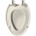 Bemis 1200E4B Affinity® Elongated Plastic Toilet Seat Featuring Stay·Tite® Seat Fastening System™, Whisper·Close®, Easy·Clean®, Precision·Fit® and Super·Grip® Bumpers - Biscuit
