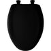 Bemis 1200SLOWT Classic Colors® Elongated Plastic Toilet Seat Featuring Stay·Tite® Seat Fastening System™, Whisper·Close®, and Easy·Clean® - Black