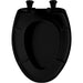 Bemis 1200SLOWT Classic Colors® Elongated Plastic Toilet Seat Featuring Stay·Tite® Seat Fastening System™, Whisper·Close®, and Easy·Clean® - Black