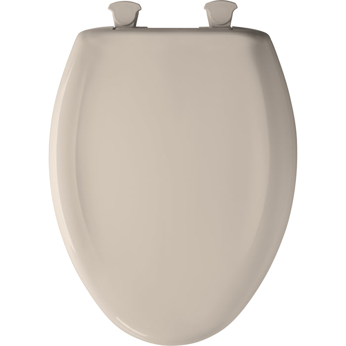 Bemis 1200SLOWT Classic Colors® Elongated Plastic Toilet Seat Featuring Stay·Tite® Seat Fastening System™, Whisper·Close®, and Easy·Clean® - Blush