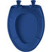 Bemis 1200SLOWT Classic Colors® Elongated Plastic Toilet Seat Featuring Stay·Tite® Seat Fastening System™, Whisper·Close®, and Easy·Clean® - Colonial Blue
