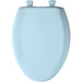 Bemis 1200SLOWT Classic Colors® Elongated Plastic Toilet Seat Featuring Stay·Tite® Seat Fastening System™, Whisper·Close®, and Easy·Clean® - Dresden Blue