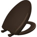 Bemis 1200SLOWT Classic Colors® Elongated Plastic Toilet Seat Featuring Stay·Tite® Seat Fastening System™, Whisper·Close®, and Easy·Clean® - Espresso Brown