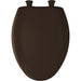 Bemis 1200SLOWT Classic Colors® Elongated Plastic Toilet Seat Featuring Stay·Tite® Seat Fastening System™, Whisper·Close®, and Easy·Clean® - Espresso Brown