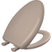 Bemis 1200SLOWT Classic Colors® Elongated Plastic Toilet Seat Featuring Stay·Tite® Seat Fastening System™, Whisper·Close®, and Easy·Clean® - Fawn Beige